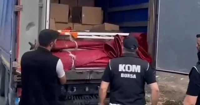 Bursa da düzenlenen kaçakçılık operasyonlarında 2 şüpheli gözaltına alındı VİDEO İZLE