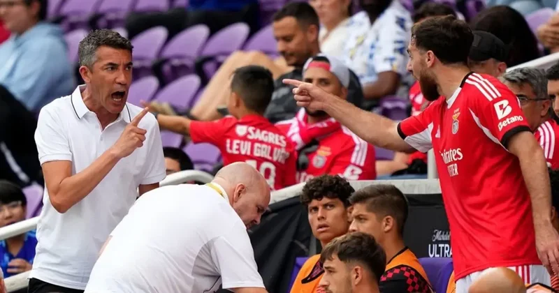 Benficalı futbolcu Orkun Kökçü, teknik direktörüyle tartıştı