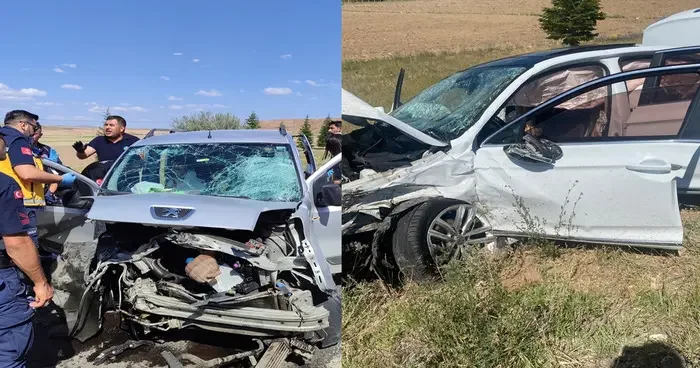 Nevşehir’de otomobil ile hafif ticari araç çarpıştı: 11 yaralı