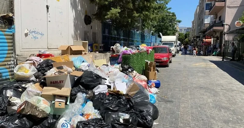 Etrafa pis kokular yayıldı: Yine İzmir yine çöp dağları...