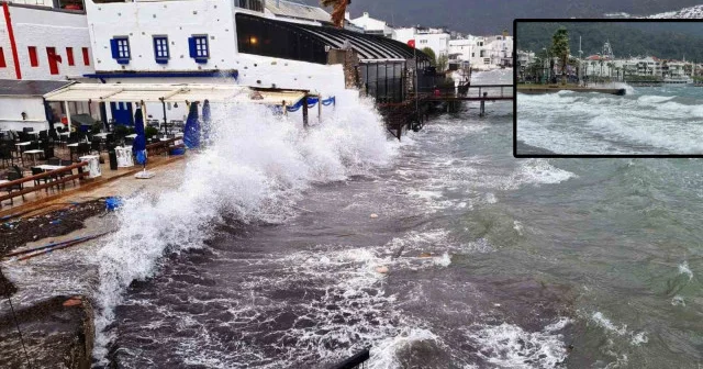 Meteorolojiden Bodrum Marmaris arası denizde fırtına uyarısı Aktüel Haberleri