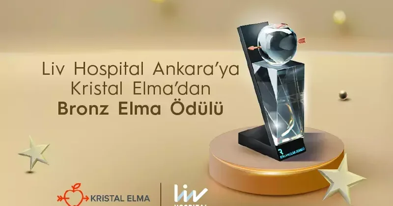 Liv Hospital Ankara’ya Kristal Elma’dan bronz elma ödülü
