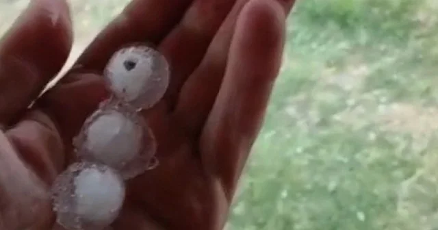 Yozgat’ta sağanak ve dolu yağışı VİDEO İZLE