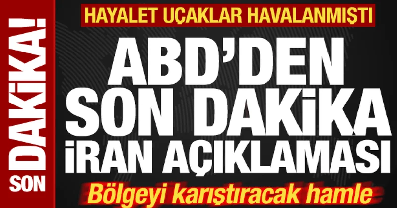 Hayalet B 2 ler havalanmıştı! ABD den son dakika İran açıklaması! Bölgeyi karıştıracak...