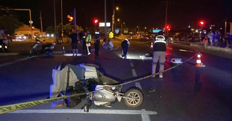 Tır ile çarpışan elektrikli bisiklet sürücüsü hayatını kaybetti
