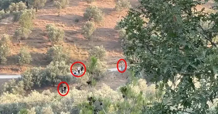 Ekrem İmamoğlu nun babasına ait arazide arama! Dikkat çeken anlar…