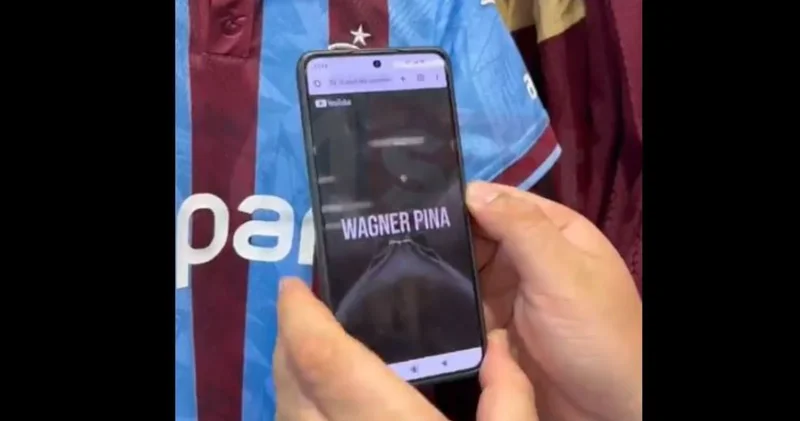 Trabzonspor un yeni transferi Wagner Pina geldi