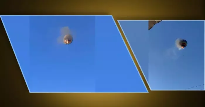 Yer: Brezilya... Sıcak hava balonundaki yangın faciayla sonuçlandı: İşte o anlar!