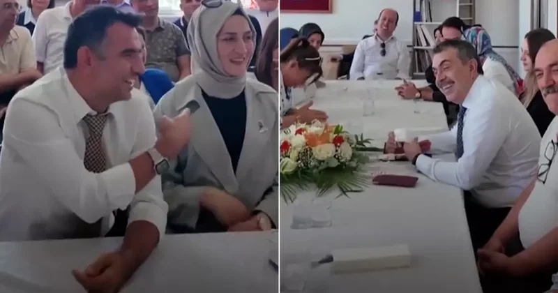 Bakan Tekin, öğretmen çiftin 7 çocuğu olduğunu duyunca şaşırdı! Hemen talimat verdi