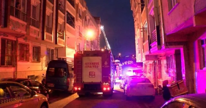 Esenyurt ta 5 katlı binada korkutan yangın Son dakika haberleri
