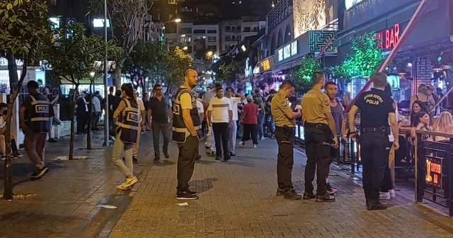 Alanya da polis ve zabıtadan eğlence mekanlarına denetim Antalya Haberleri