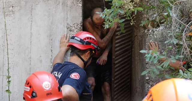 20 metrelik falezlerden düştü, kendisini kurtaran ekipten su istedi Antalya Haberleri