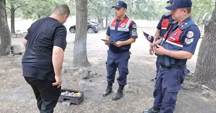 Aksaray jandarma orman yangınlarına karşı teyakkuzda