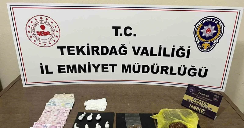 Çorlu’da zehir tacirlerine darbe: Bonzai ve para ele geçirildi