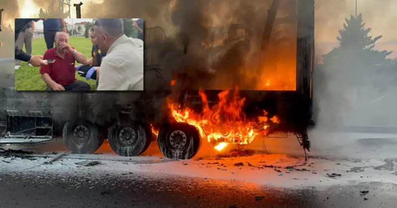 TIR küle döndü! Şoför gözyaşlarına boğuldu