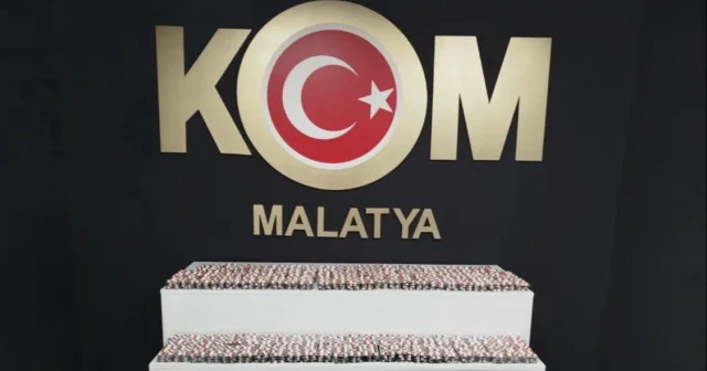 Malatya da bir otomobilde 8 bin 120 uyuşturucu hap ele geçirildi Malatya Haberleri