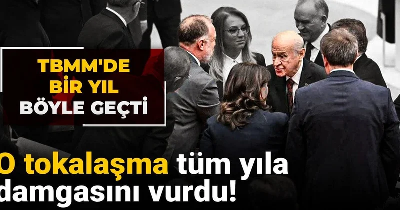 O tokalaşma tüm yıla damgasını vurdu! TBMM de bir yıl böyle geçti
