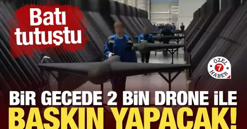 Batı tutuştu: Bir gecede 2 bin drone ile baskın yapacak!