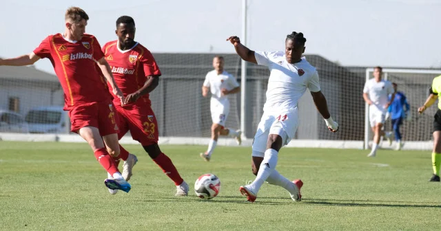 Kayserispor özel maçta Hatayspor u mağlup etti Futbol Haberleri