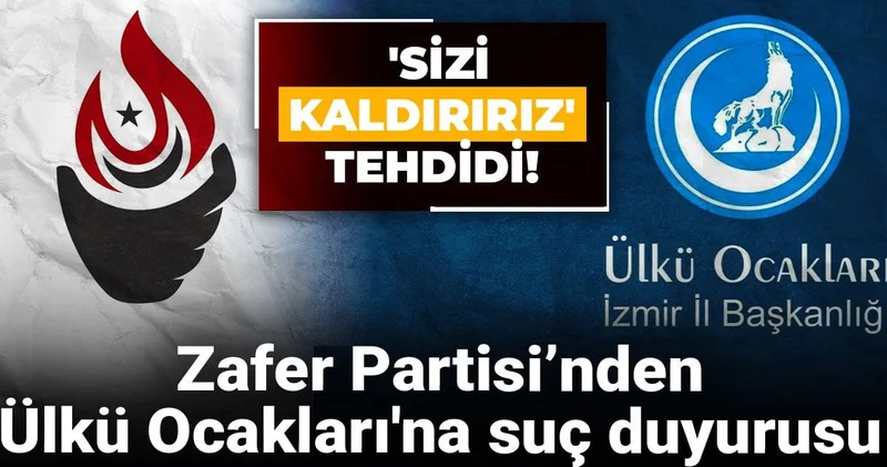 Zafer Partisi nden Ülkü Ocakları na suç duyurusu