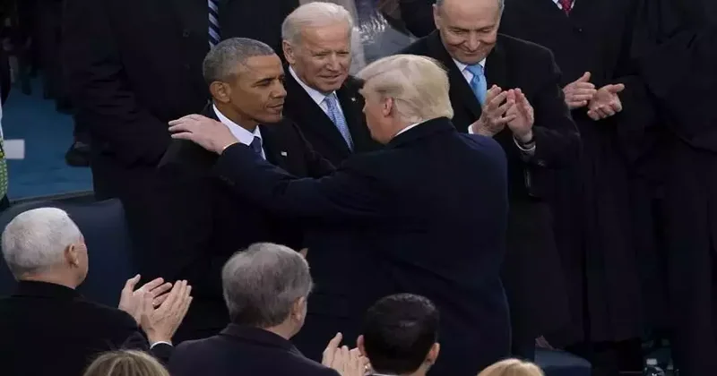 Dünyanın konuştuğu görüntüler! Trump eski başkanı yaka paça hapse attırdı