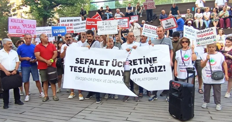 Sefalet ücreti pankartını yırtan isim AKP li yönetici çıktı