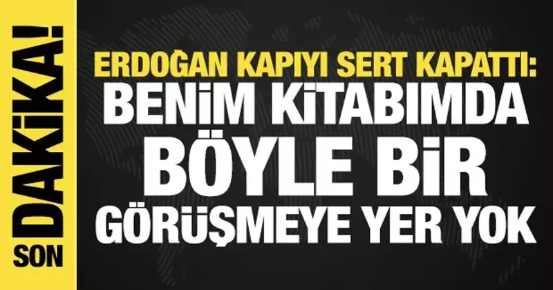 Erdoğan dan Rum liderin davetine sert cevap