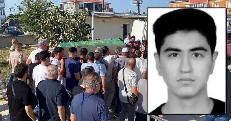 Kamyona çarpan otomobilin sürücüsü üniversiteli Hamdi Serdar toprağa verildi