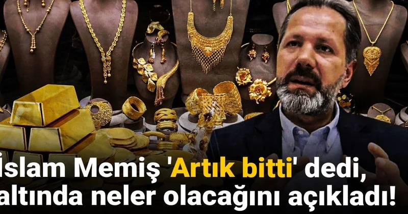 İslam Memiş Artık bitti dedi, altında neler olacağını açıkladı!