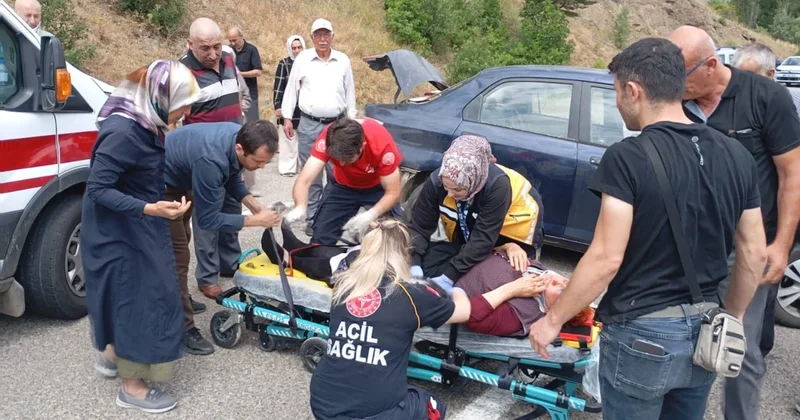 Virajı alamayan araç yamaca çarptı: 4 kişi yaralandı Sözcü Gazetesi