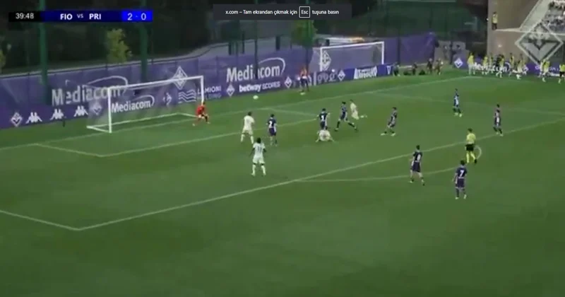 Edin Dzeko Fiorentina da ilk maçta ilk gol yaptı Sözcü Gazetesi