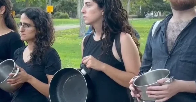 İsrailliler Gazze’de yaşanan açlığı protesto etti VİDEO İZLE