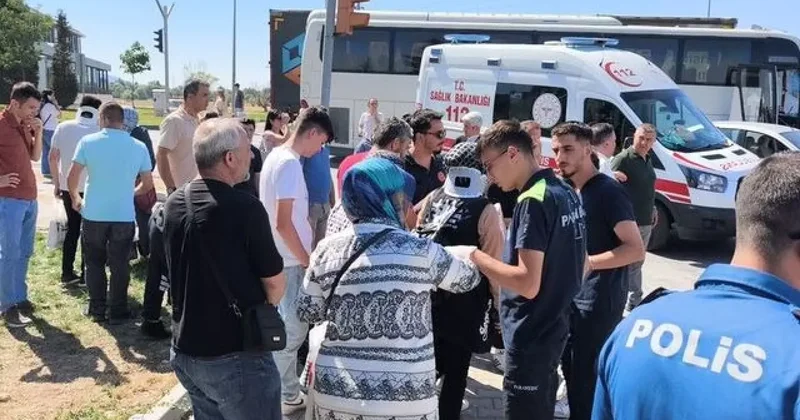Yürekler ağza geldi! Servis otobüsü tankerle çarpıştı, kazada 35 kişi yaralandı