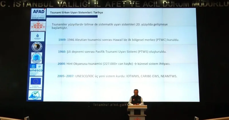 İstanbul’da tsunami erken uyarı ve tahliye planlama toplantısı yapıldı