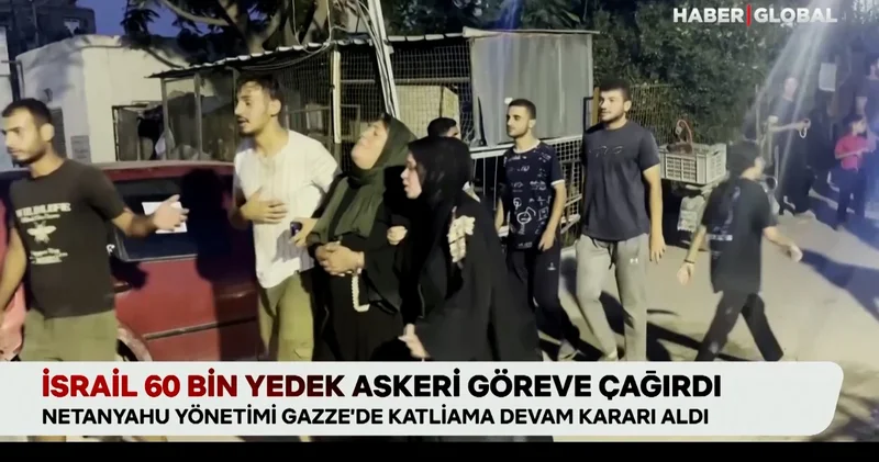 İsrail 60 bin yedek askeri göreve çağırdı