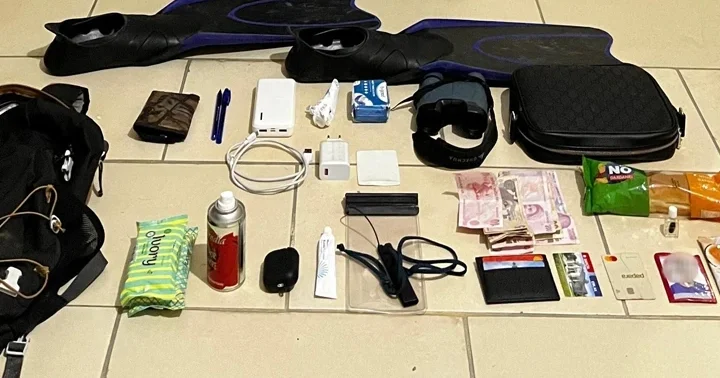 Kuşadası ndan Sisam Adası na yüzerek geçmek için hazırlık yapan kaçak göçmen yakalandı