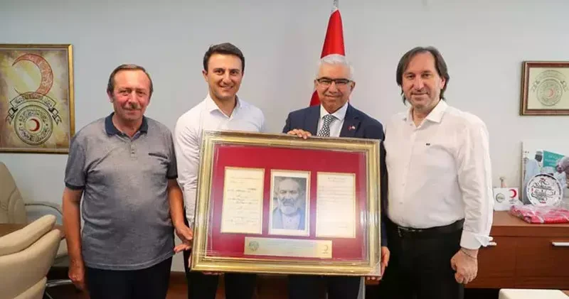 Filistin de 117 yıl önce esir düşen Onbaşı Saygılı nın mektubu torununa ulaştırıldı