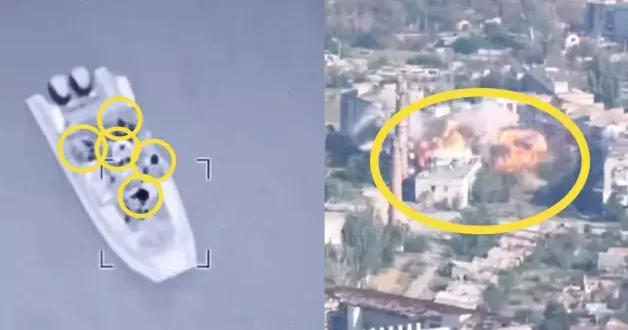 Rusya Ukrayna savaşında karada ve denizde nokta atışı imha anları: Çok sayıda ölü var