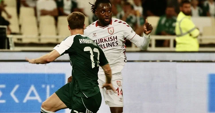 Samsunspor un golü Atina da VAR a takıldı!
