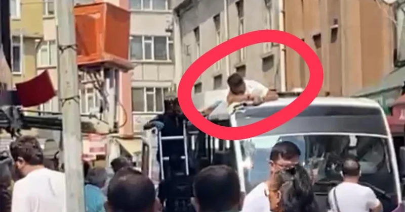 Ordu da ilginç kaza: Onarım yaptığı esnada kendini dolmuşun üzerinde buldu Sözcü Gazetesi