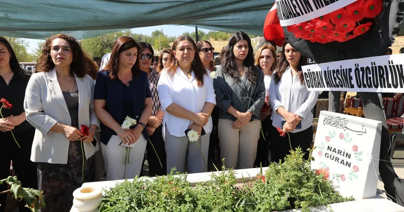 Narin kabri başında anıldı