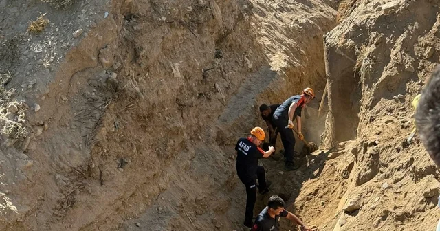 Tarlaya su hattı için kazı yaparken göçük altında kalıp, öldü Aydın Haberleri