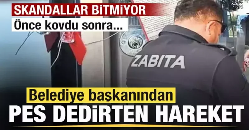 Skandallar bitmiyor! Belediye başkanından pes dedirten hareket! Önce kovdu sonra...