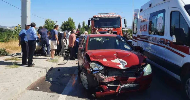 Balıkesir’de önde giden otomobile arkadan gelen araç çarptı: 1 yaralı Hayat Haberleri