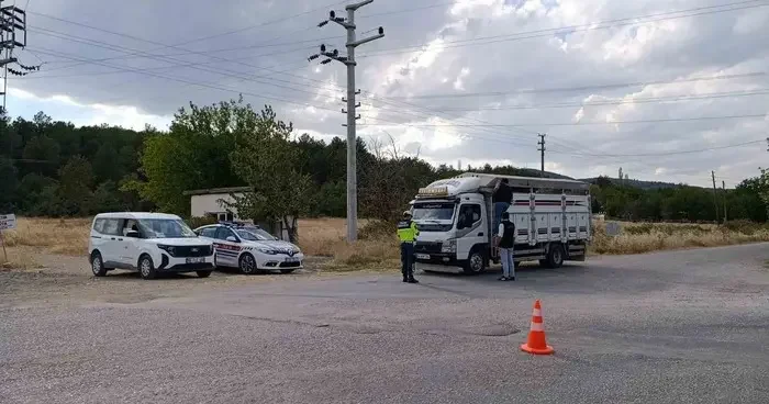 Uşak’ta hayvan sağlığı için yol denetimleri sürüyor