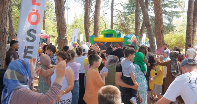 Lösemili çocukları için neşe etkinliği