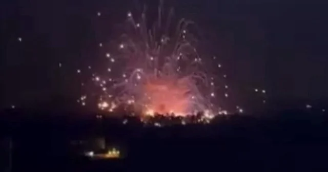 İşgalci İsrail Beyrut a hava saldırısı düzenledi: 4 kişi yaralandı VİDEO İZLE