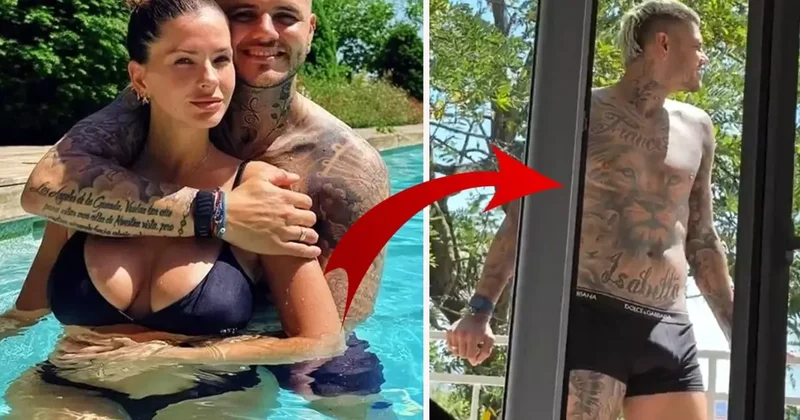 Yok artık Icardi! Sevgilisine iç çamaşırla poz verdi