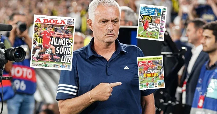 Fenerbahçe Benfica maçını Portekiz gazetesi yazdı: Lizbon’da cehennem bekliyor, Mourinho devreye girecek!