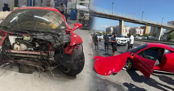İstanbul da pert olan Ferrari gündemden düşmüyor! Satıldı, yeni sahibi bir futbolcu: İşte fiyatı...